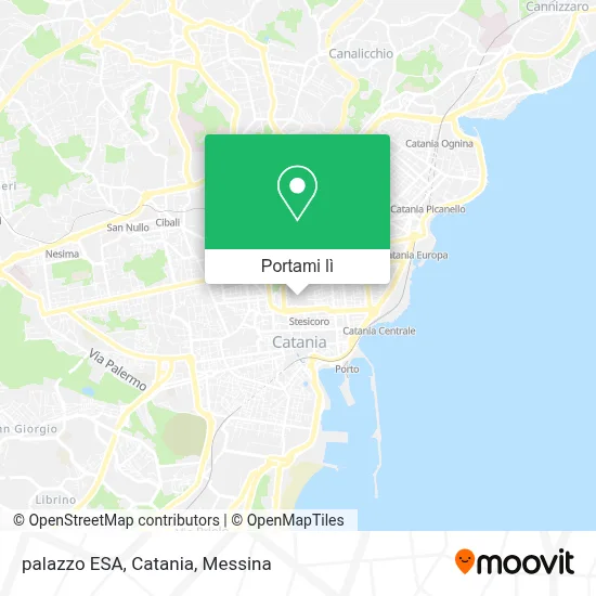 Mappa palazzo ESA, Catania