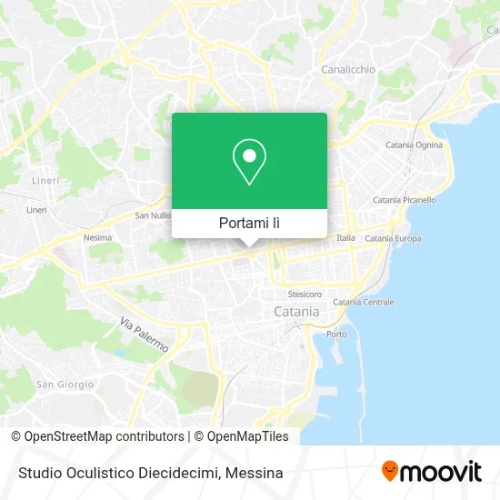 Mappa Studio Oculistico Diecidecimi