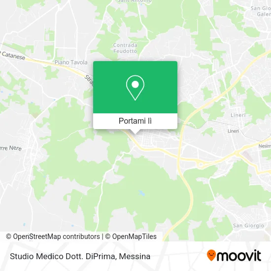 Mappa Studio Medico Dott. DiPrima
