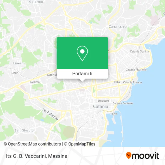 Mappa Its G. B. Vaccarini