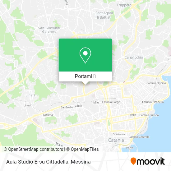 Mappa Aula Studio Ersu Cittadella