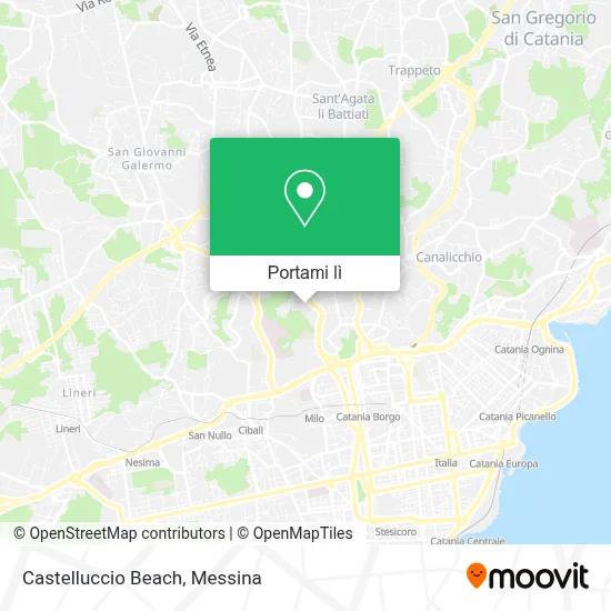 Mappa Castelluccio Beach