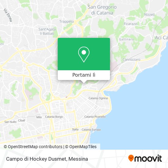 Mappa Campo di Hockey Dusmet