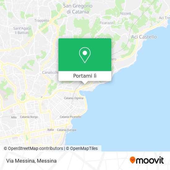 Mappa Via Messina