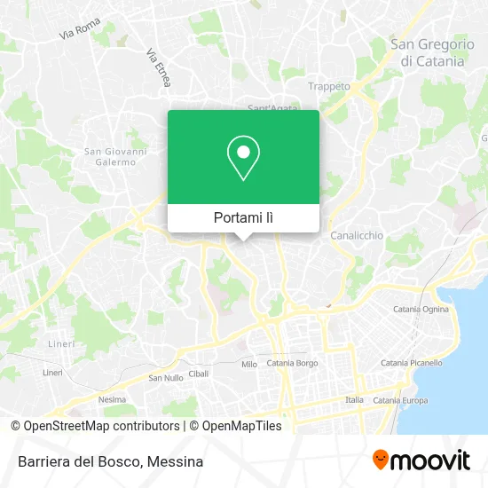 Mappa Barriera del Bosco