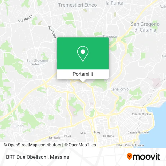 Mappa BRT Due Obelischi