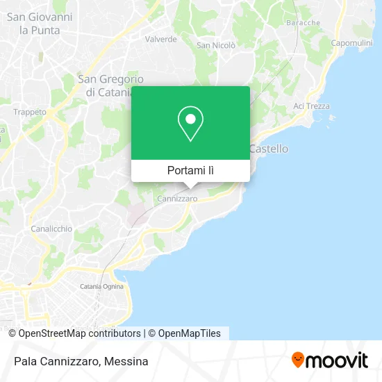 Mappa Pala Cannizzaro