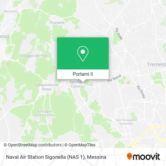Mappa Naval Air Station Sigonella (NAS 1)