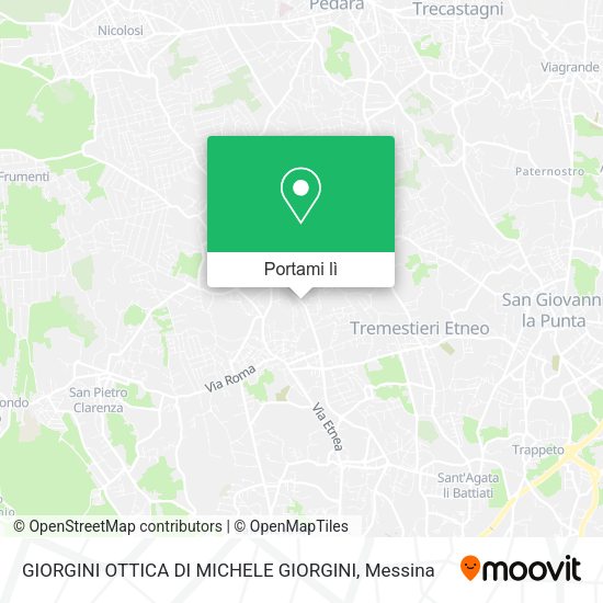 Mappa GIORGINI OTTICA DI MICHELE GIORGINI