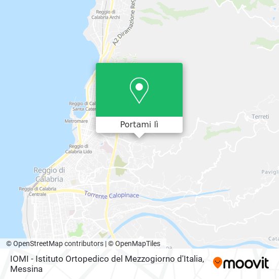 Mappa IOMI - Istituto Ortopedico del Mezzogiorno d'Italia