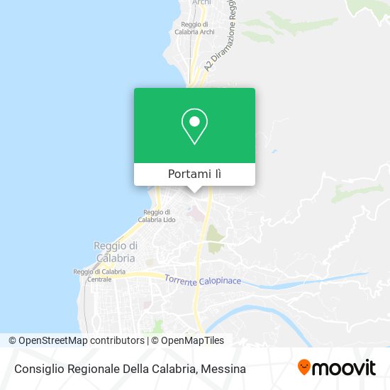 Mappa Consiglio Regionale Della Calabria