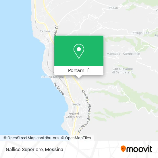 Mappa Gallico Superiore