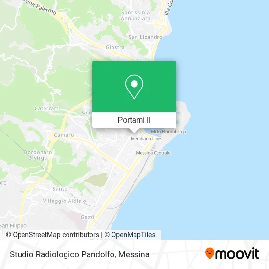 Mappa Studio Radiologico Pandolfo