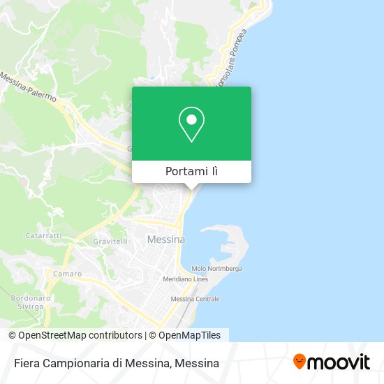 Mappa Fiera Campionaria di Messina