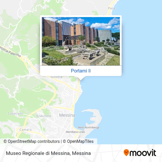 Mappa Museo Regionale di Messina