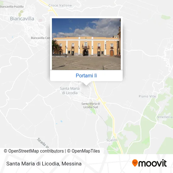 Mappa Santa Maria di Licodia