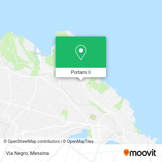 Mappa Via Negro