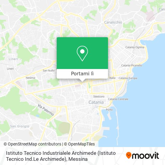 Mappa Istituto Tecnico Industrialele Archimede