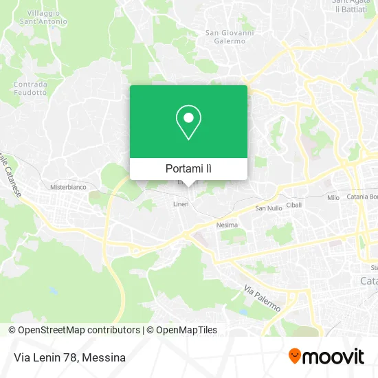 Mappa Via Lenin 78