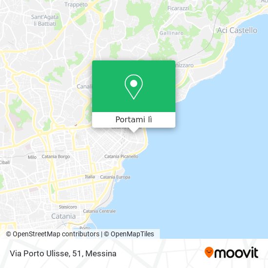 Mappa Via Porto Ulisse, 51