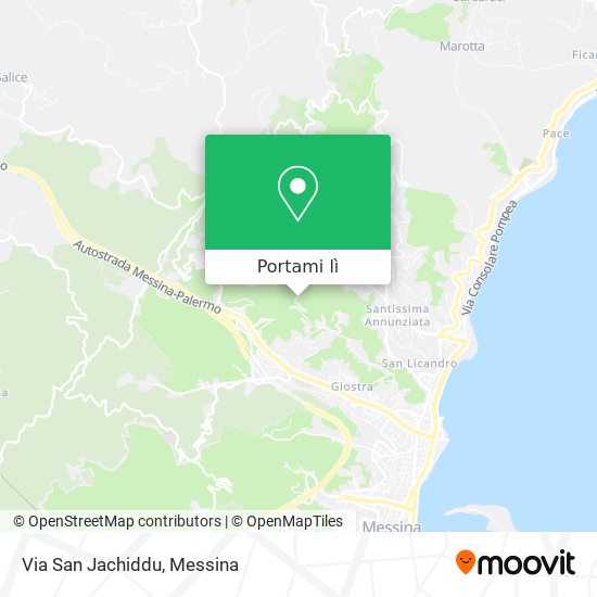 Mappa Via San Jachiddu