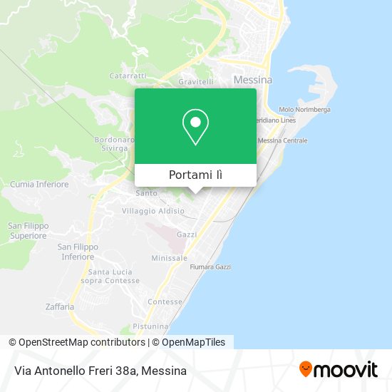Mappa Via Antonello Freri 38a