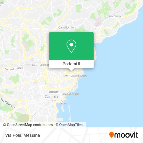 Mappa Via Pola