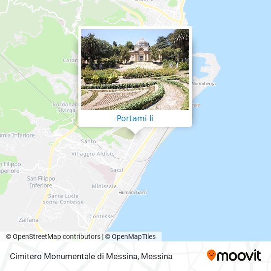 Mappa Cimitero Monumentale di Messina
