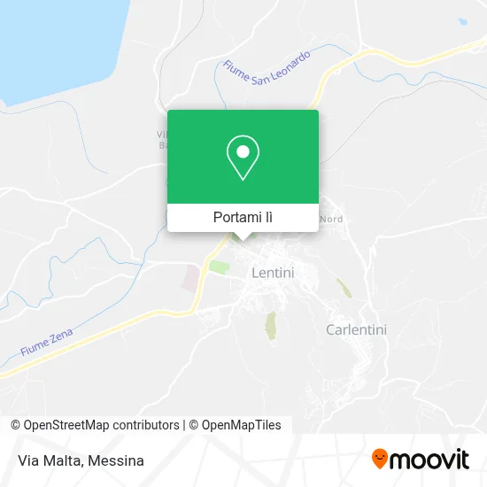 Mappa Via Malta