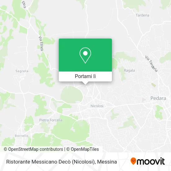 Mappa Ristorante Messicano Decò (Nicolosi)