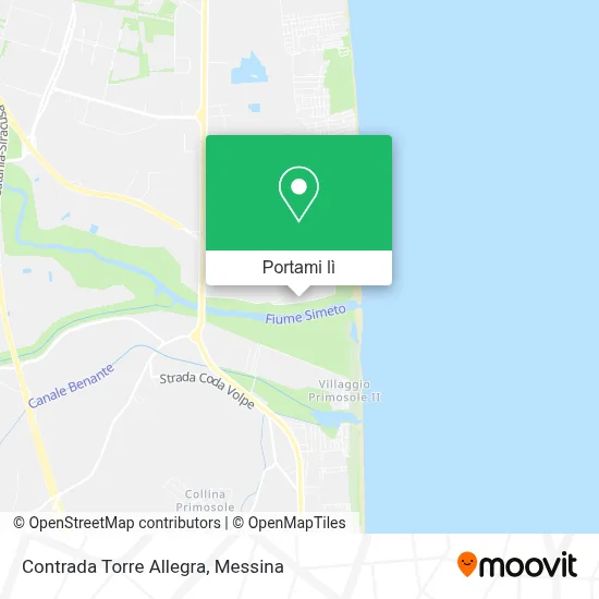 Mappa Contrada Torre Allegra