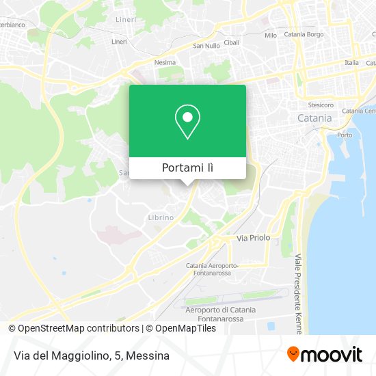 Mappa Via del Maggiolino, 5
