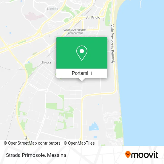 Mappa Strada Primosole