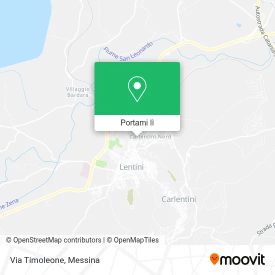 Mappa Via Timoleone