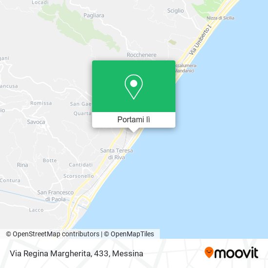 Mappa Via Regina Margherita, 433