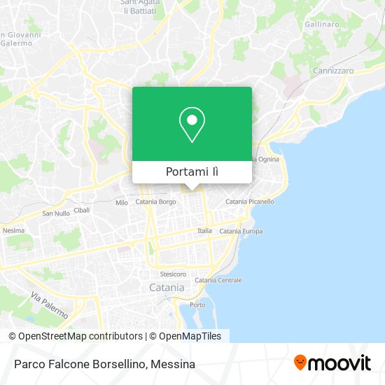Mappa Parco Falcone Borsellino