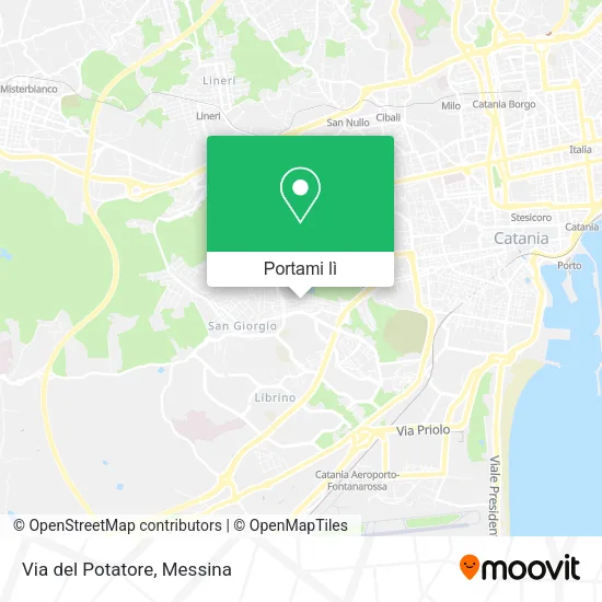 Mappa Via del Potatore