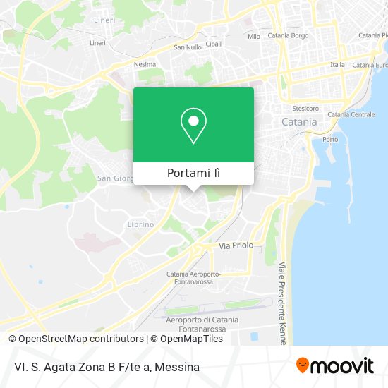 Mappa VI. S. Agata Zona B F/te a