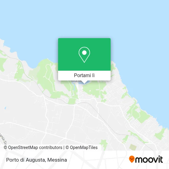 Mappa Porto di Augusta