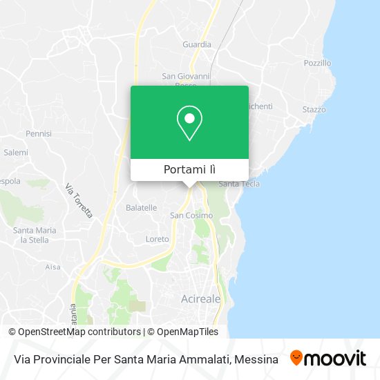 Mappa Via Provinciale Per Santa Maria Ammalati