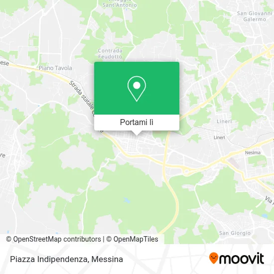Mappa Piazza Indipendenza
