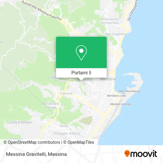 Mappa Messina Gravitelli