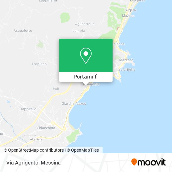 Mappa Via Agrigento