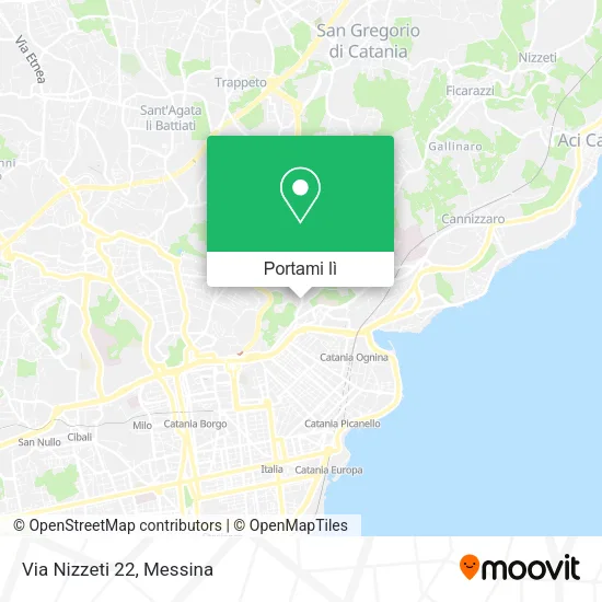 Mappa Via Nizzeti 22