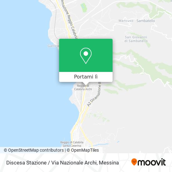 Mappa Discesa Stazione / Via Nazionale Archi