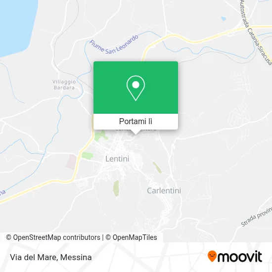 Mappa Via del Mare