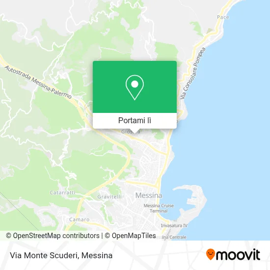 Mappa Via Monte Scuderi