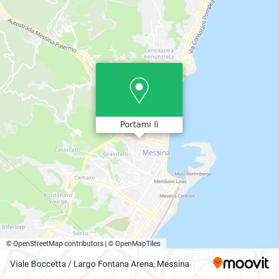 Mappa Viale Boccetta / Largo Fontana Arena
