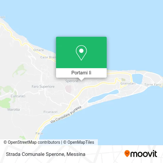 Mappa Strada Comunale Sperone