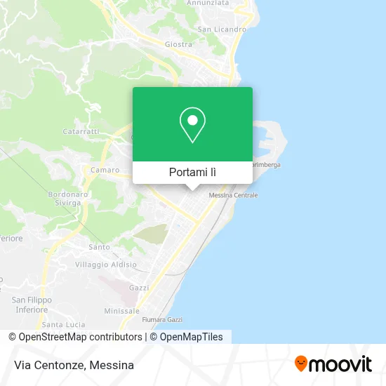 Mappa Via Centonze